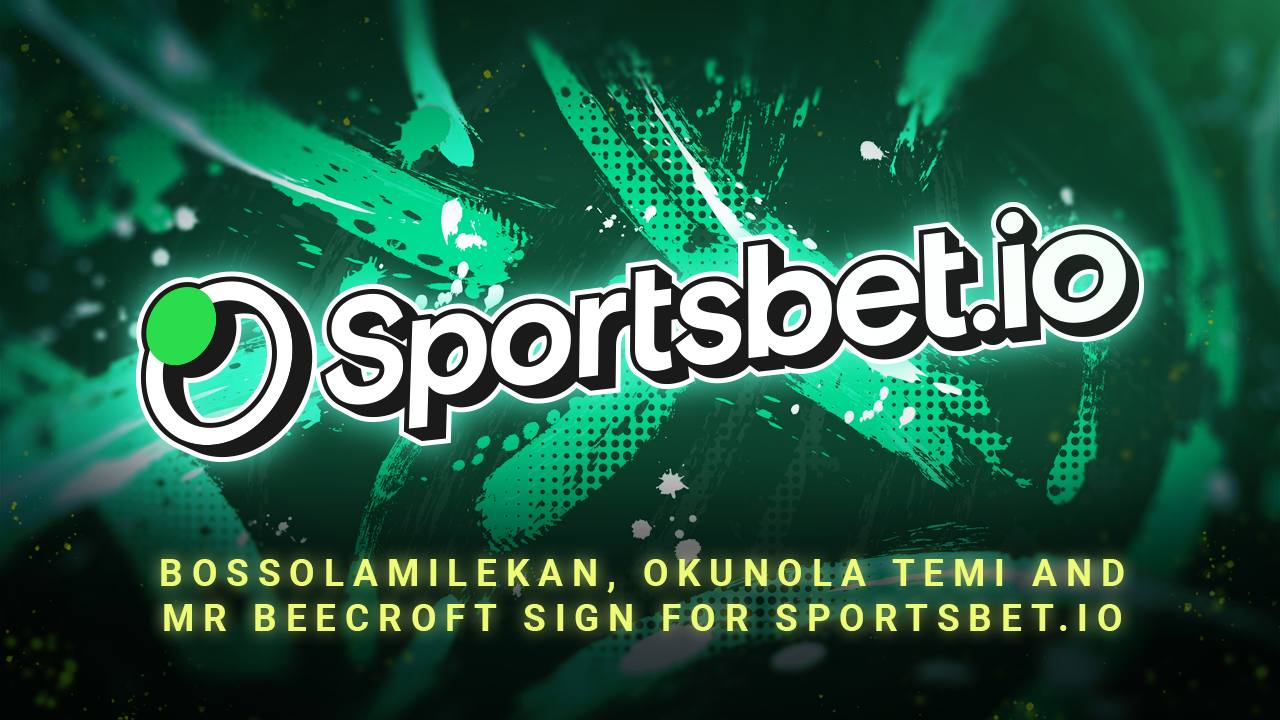 BossOlamilekan, Okunola Temi and Mr BeeCroft sign for Sportsbet.io